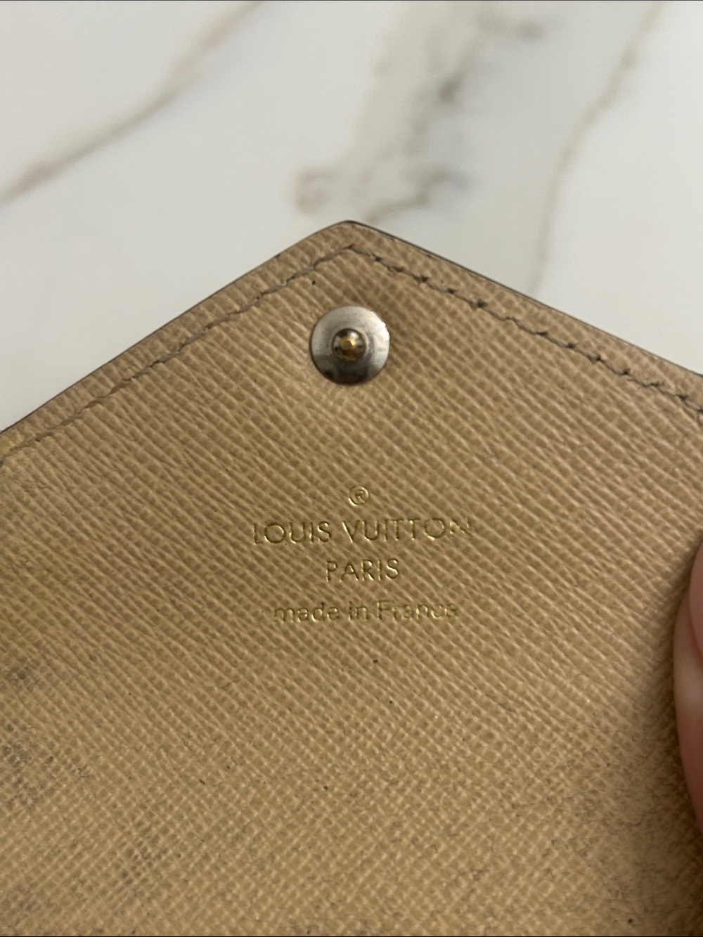 Louis Vuitton Green and Beige Monogram Compact Zoe Wallet - Picture 11 of 13